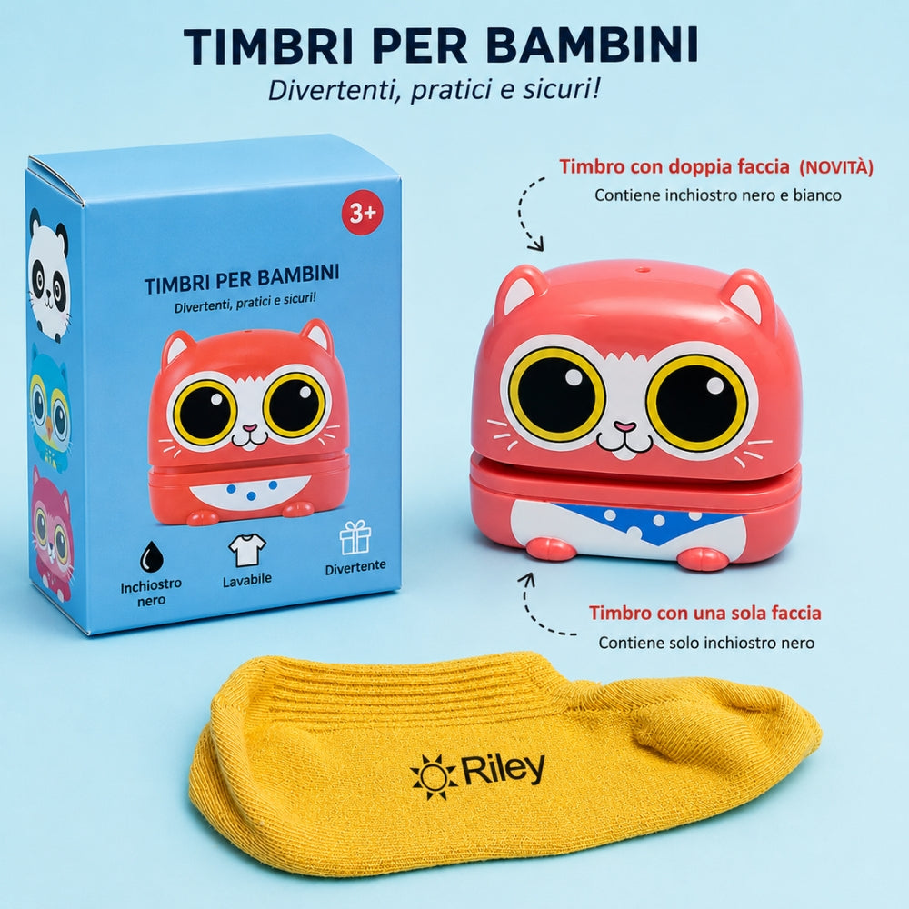 Timbro Personalizzato per Vestiti